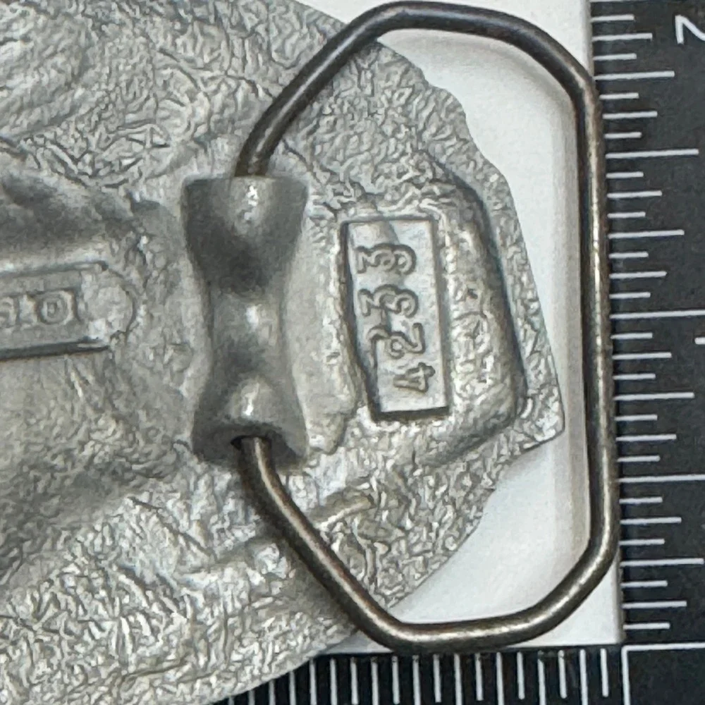 Skull Spider Belt Buckle Sworn to Fun‎ Loyal to None Poker Cards Pewter 1995